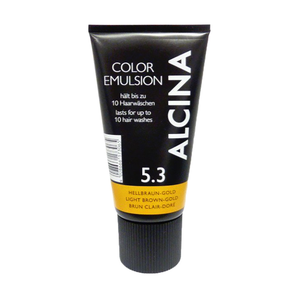 Відтінкова емульсія для волосся Alcina Color Emulsion 5.3 Light Brown Gold, 150 мл