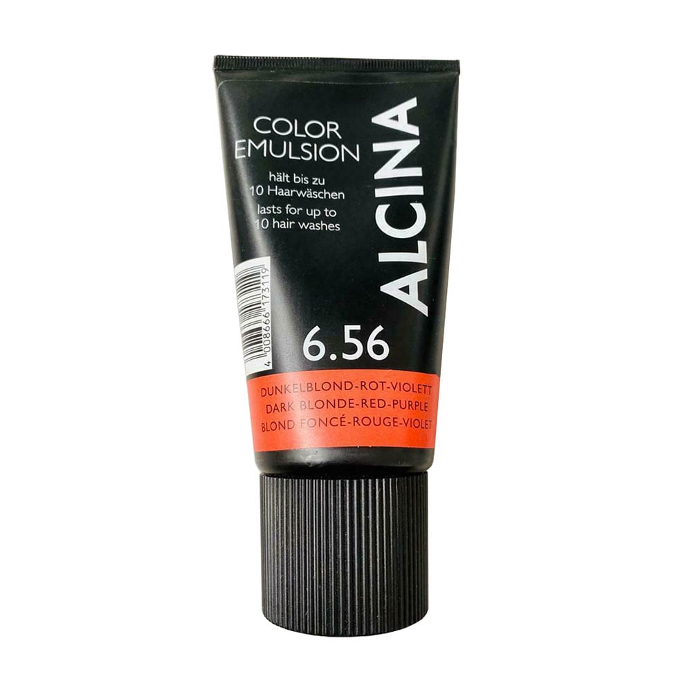 Відтінкова емульсія для волосся Alcina Color Emulsion 6.56 Dark Blonde Red Purple, 150 мл