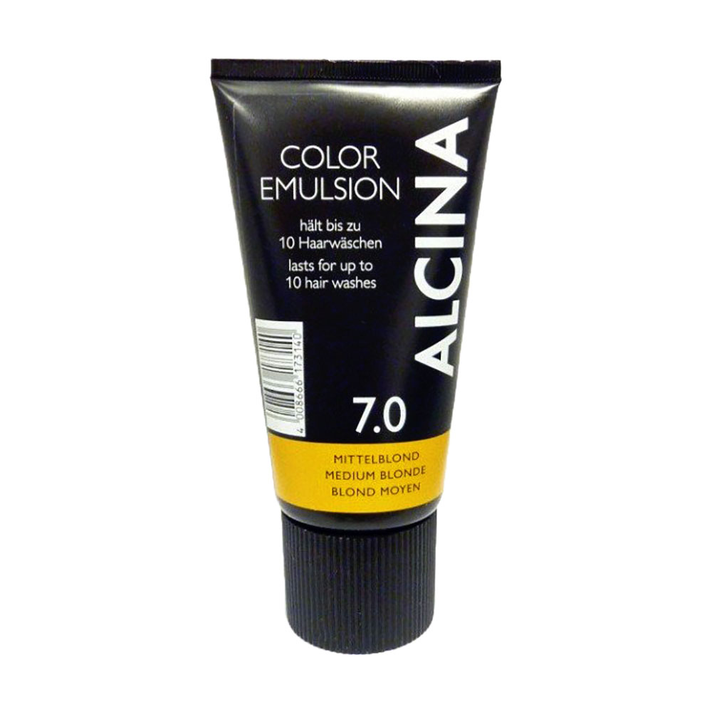 Відтінкова емульсія для волосся Alcina Color Emulsion 7.0 Medium Blonde, 150 мл
