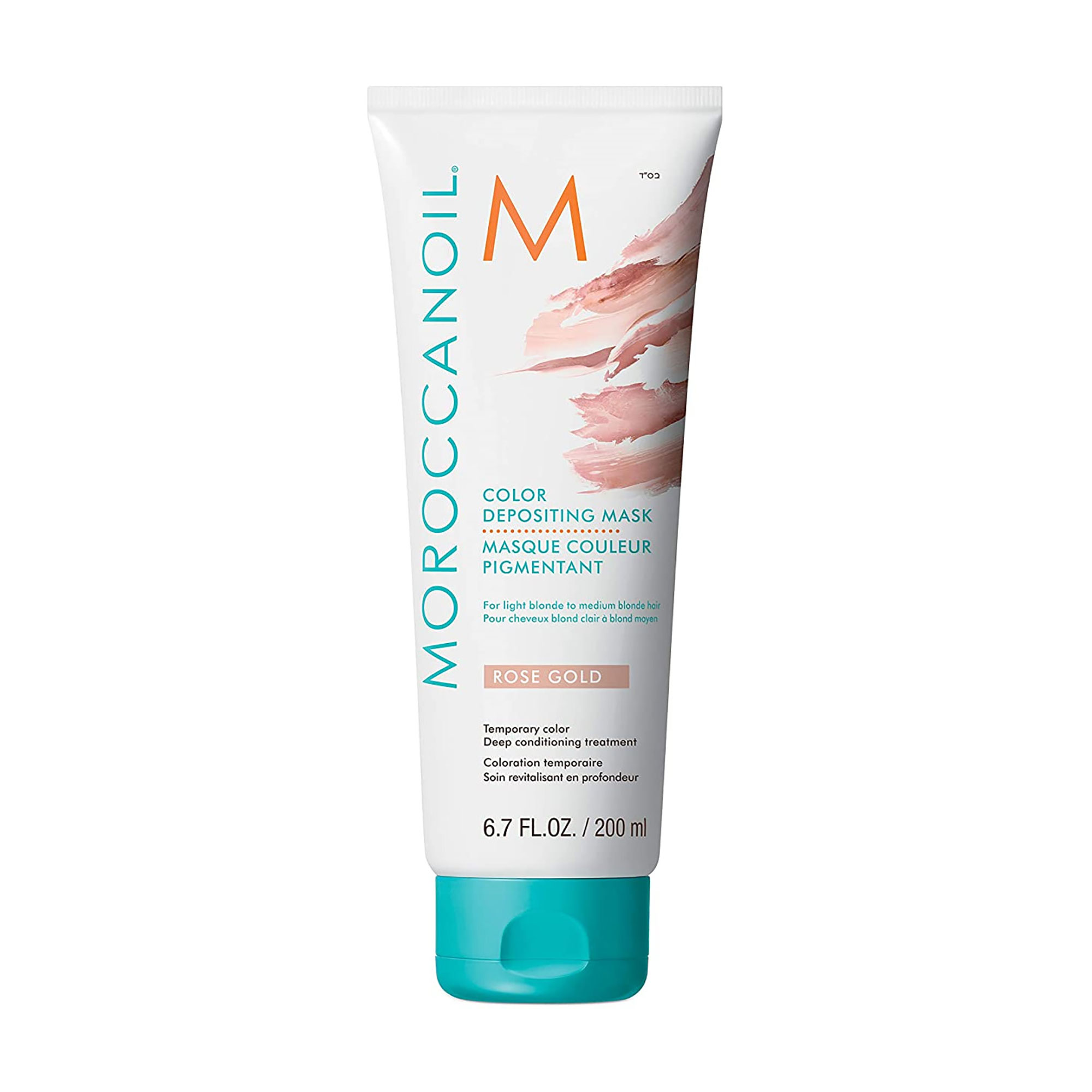 Відтінкова маска Moroccanoil Color Depositing для світлого блонду та русявого волосся, Rose Gold, 200 мл