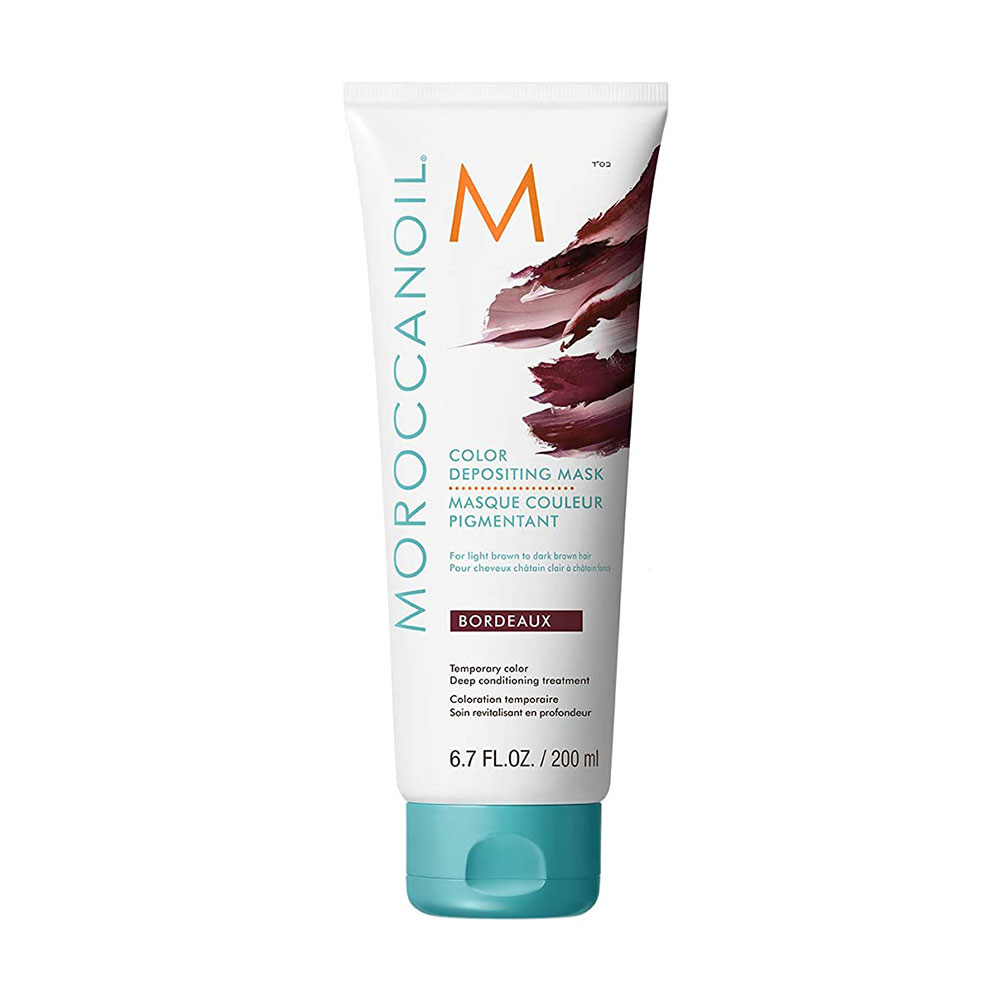 Відтінкова маска Moroccanoil Color Depositing для світло-коричневого та темно-коричневого волосся, Bordeaux, 200 мл