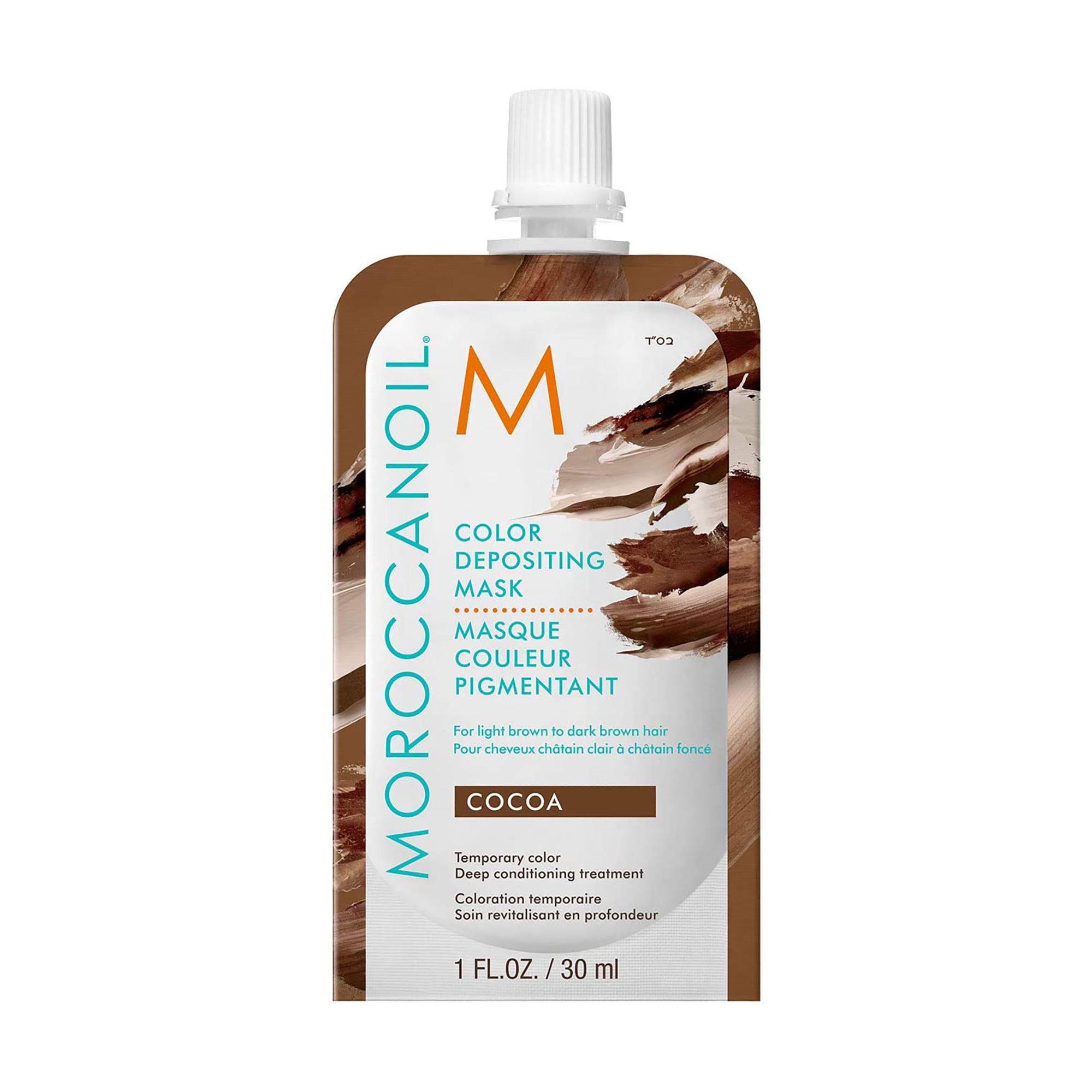 Відтінкова маска Moroccanoil Color Depositing для світло-коричневого та темно-коричневого волосся, Cacao, 30 мл