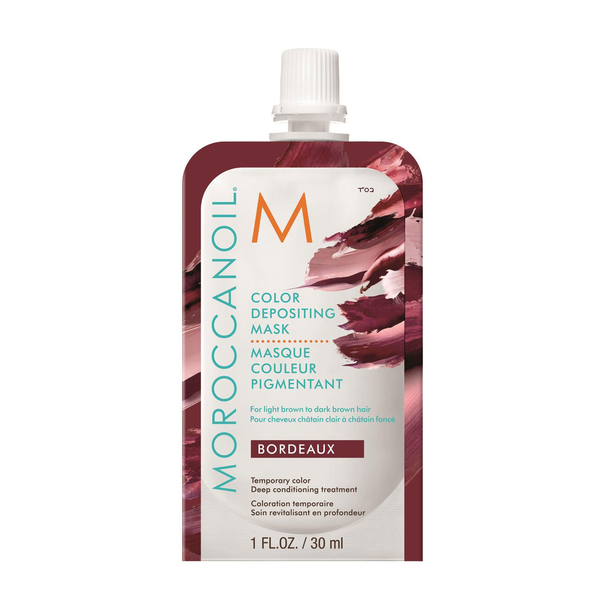 Відтінкова маска Moroccanoil Color Depositing для світло-коричневого та темно-коричневого волосся, Bordeaux, 30 мл