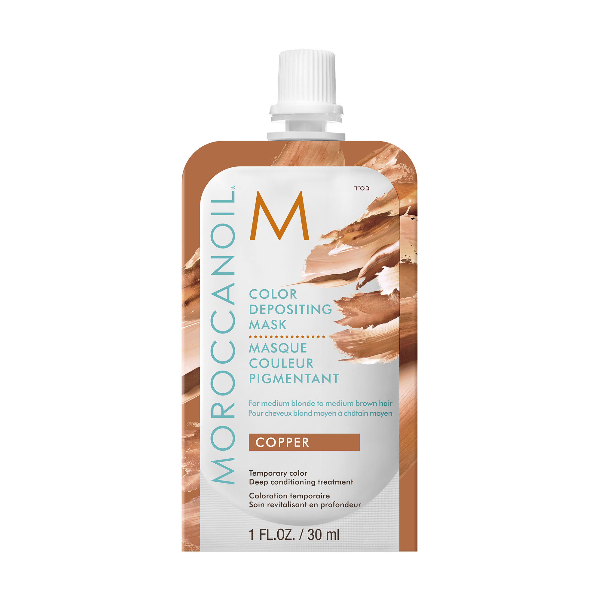 Відтінкова маска Moroccanoil Color Depositing для світлого блонду та русявого волосся, Copper, 30 мл