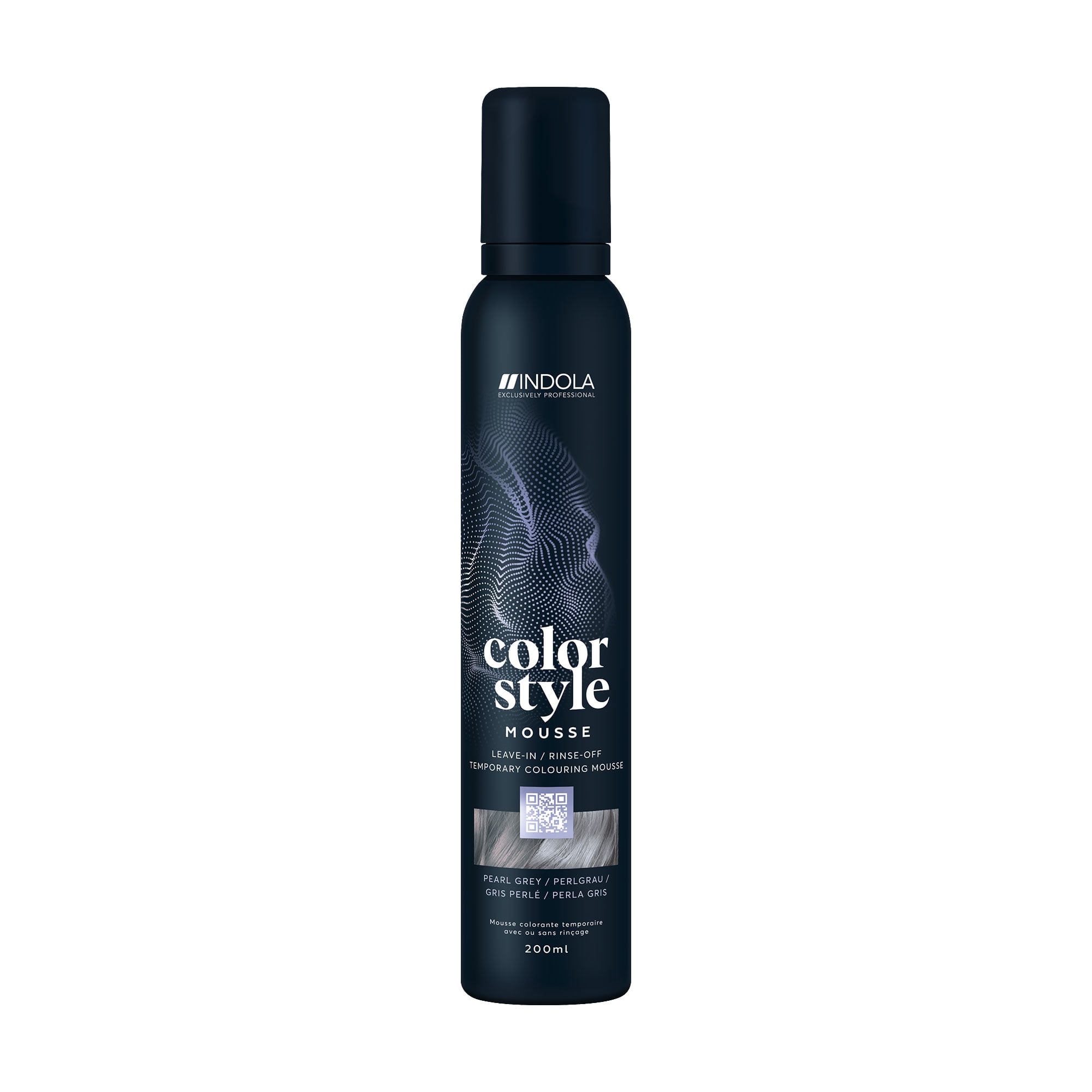 Відтінковий мус для укладання волосся Indola Color Style Pearl Grey, 200 мл