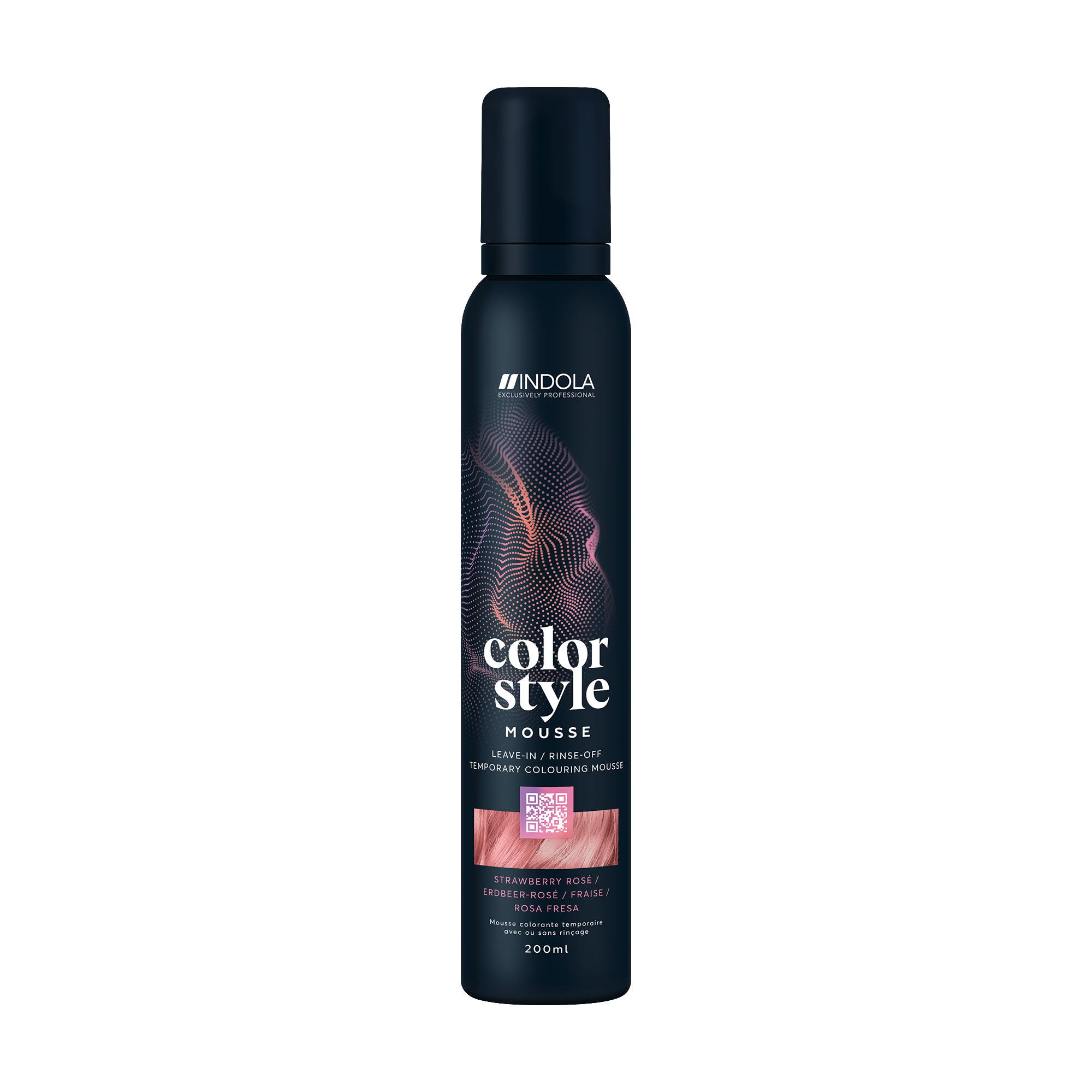 Відтінковий мус для укладання волосся Indola Color Style Strawberry Rose, 200 мл