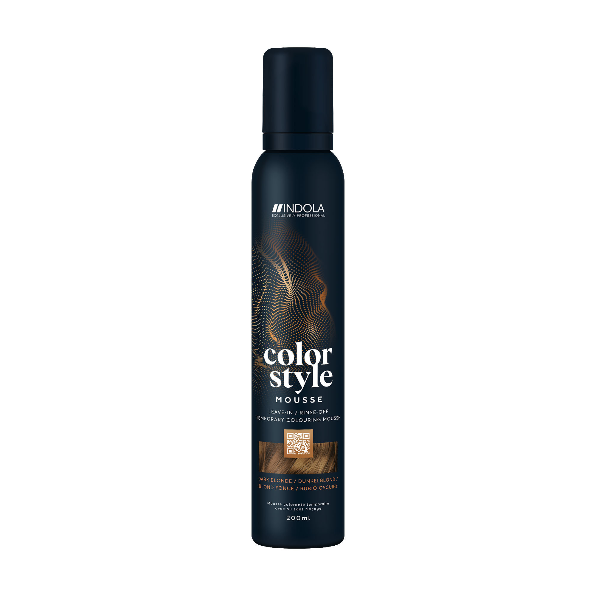 Відтінковий мус для укладання волосся Indola Color Style Dark Blonde, 200 мл