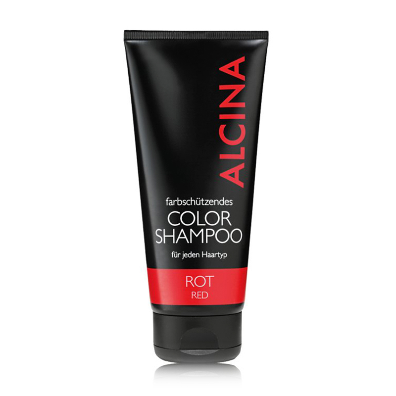 Відтінковий шампунь для волосся Alcina Hair Care Color Shampoo з доглядовим комплексом, Red, 200 мл