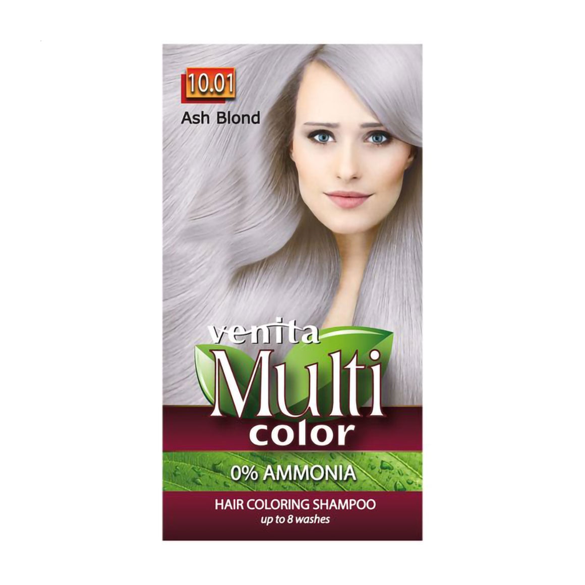 Відтінковий шампунь для волосся Venita Multi Color Hair Coloring Shampoo 10.01 Ash Blond, 40 г
