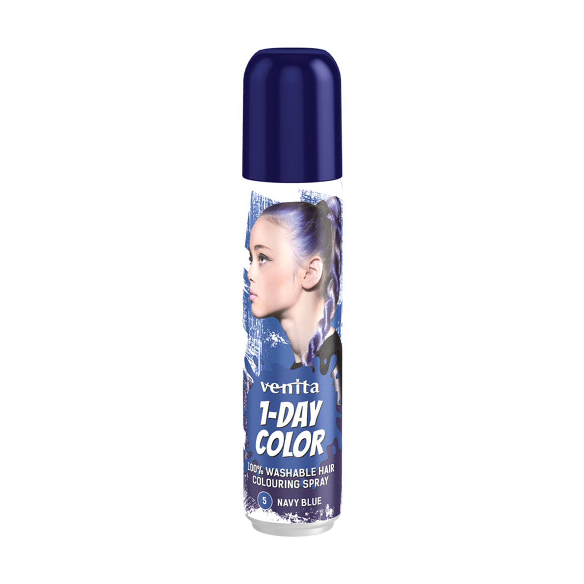 Відтінковий спрей для волосся Venita 1-Day Color 5 Синій космос, 50 мл