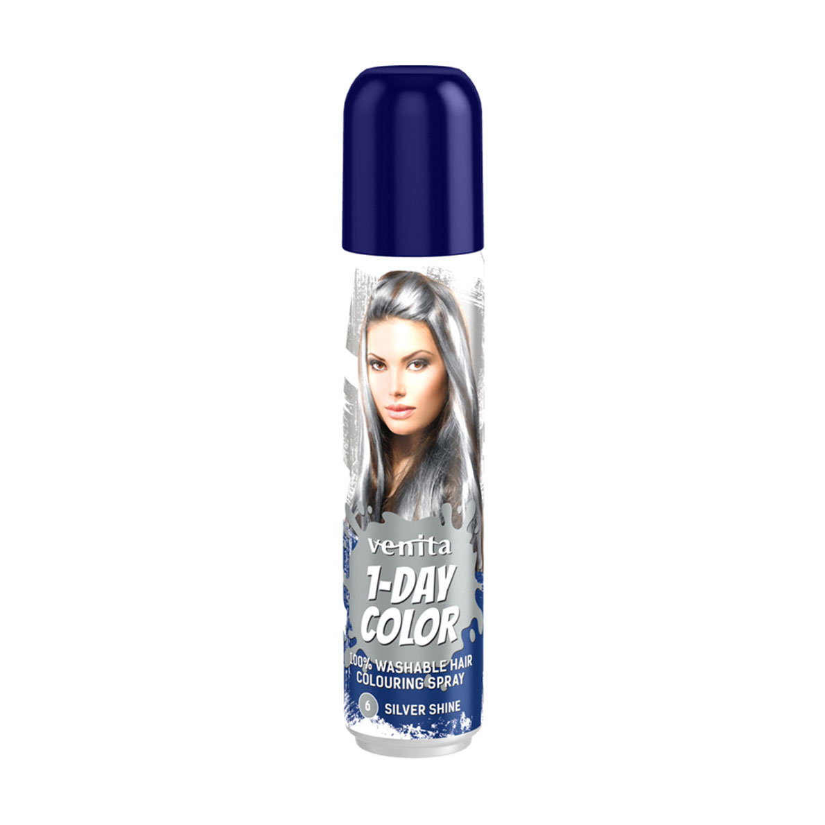 Відтінковий спрей для волосся Venita 1-Day Color 6 Срібне сяйво, 50 мл