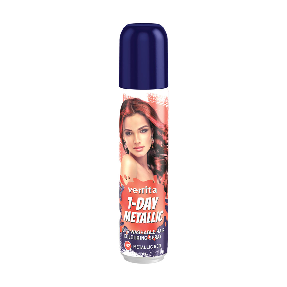 Відтінковий спрей для волосся Venita 1-Day Metallic 2 Червоний, 50 мл