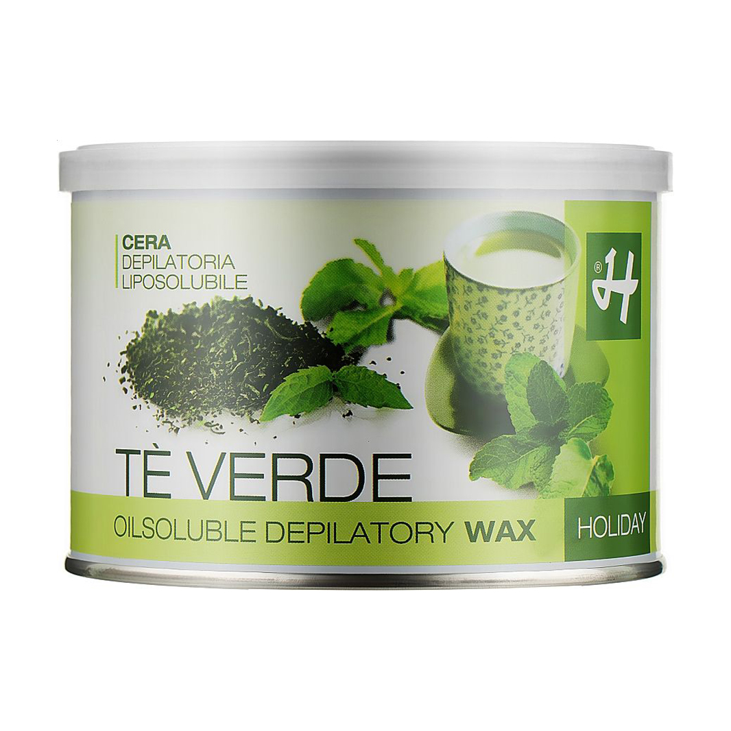 Віск для депіляції Holiday Depilatory Wax Green Tea Зелений чай, 400 мл