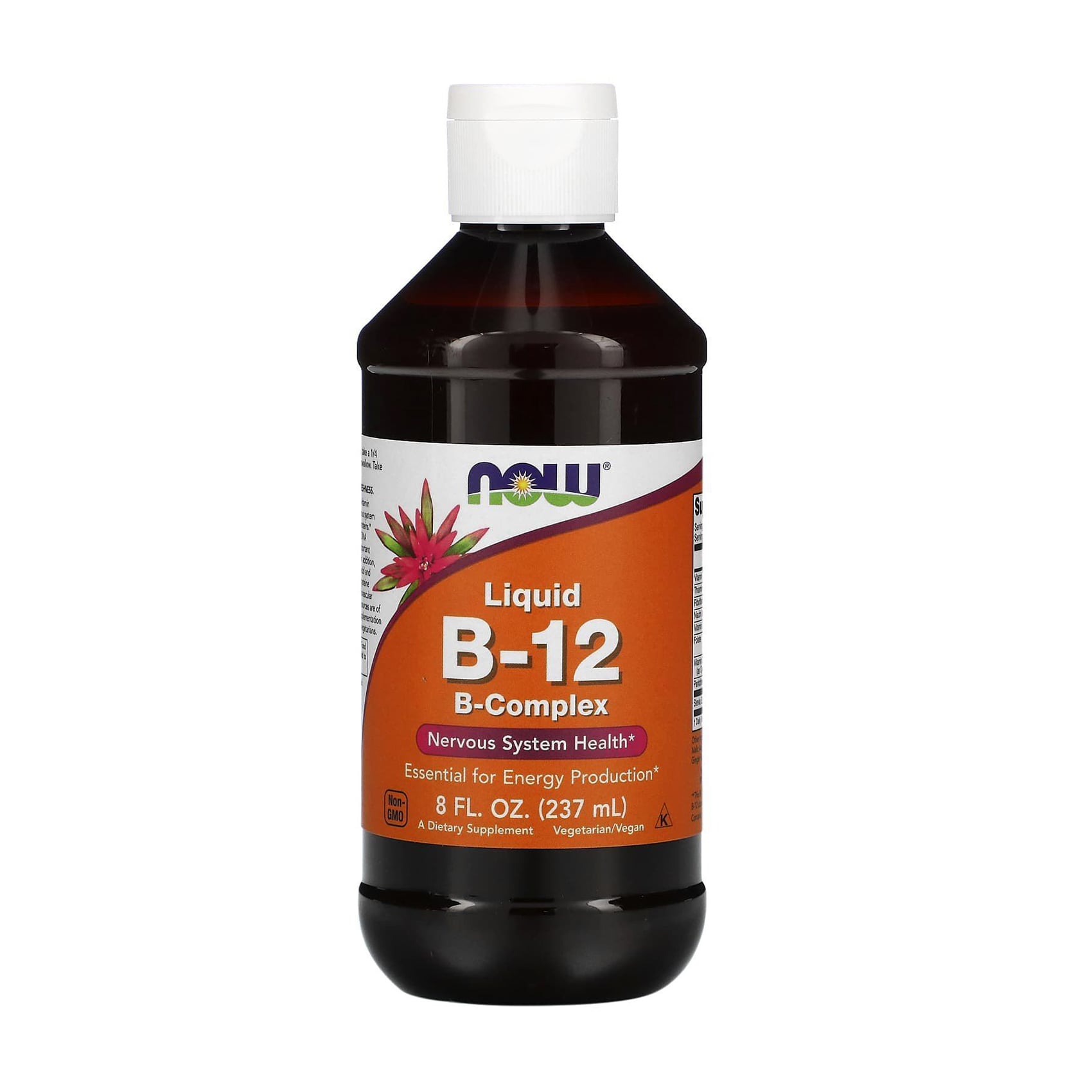 Вітамін B-12 B-комплекс NOW foods Liquid B-12 B-Complex в рідині, 237 мл