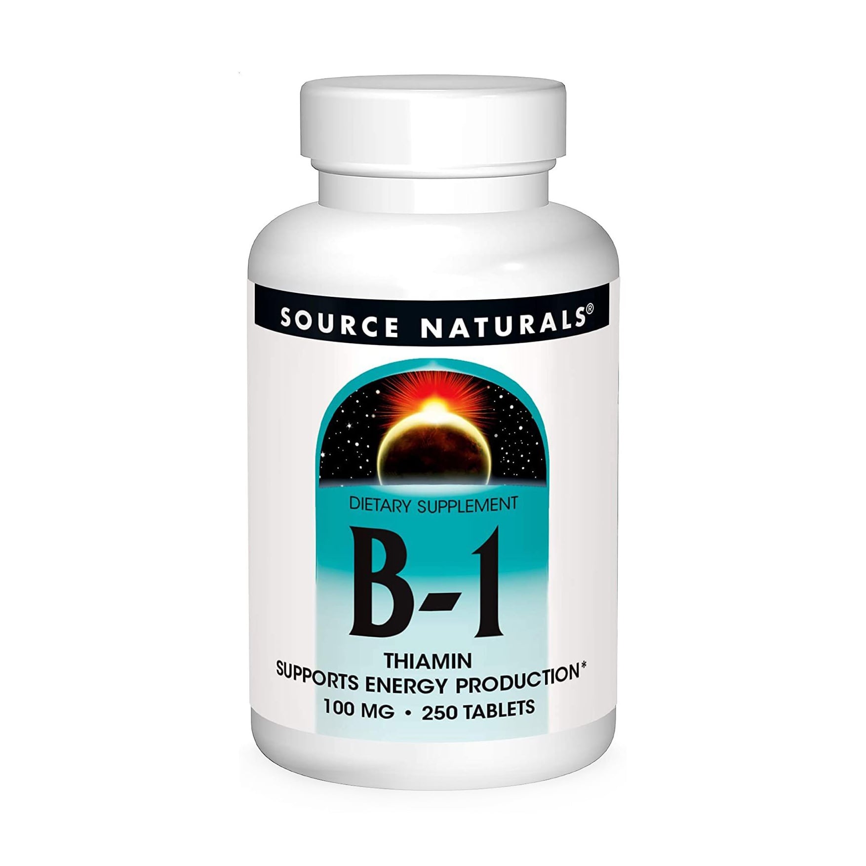 Вітамін B1 Тіамін Source Naturals Vitamin B1 Thiamin 100 мг, 250 таблеток