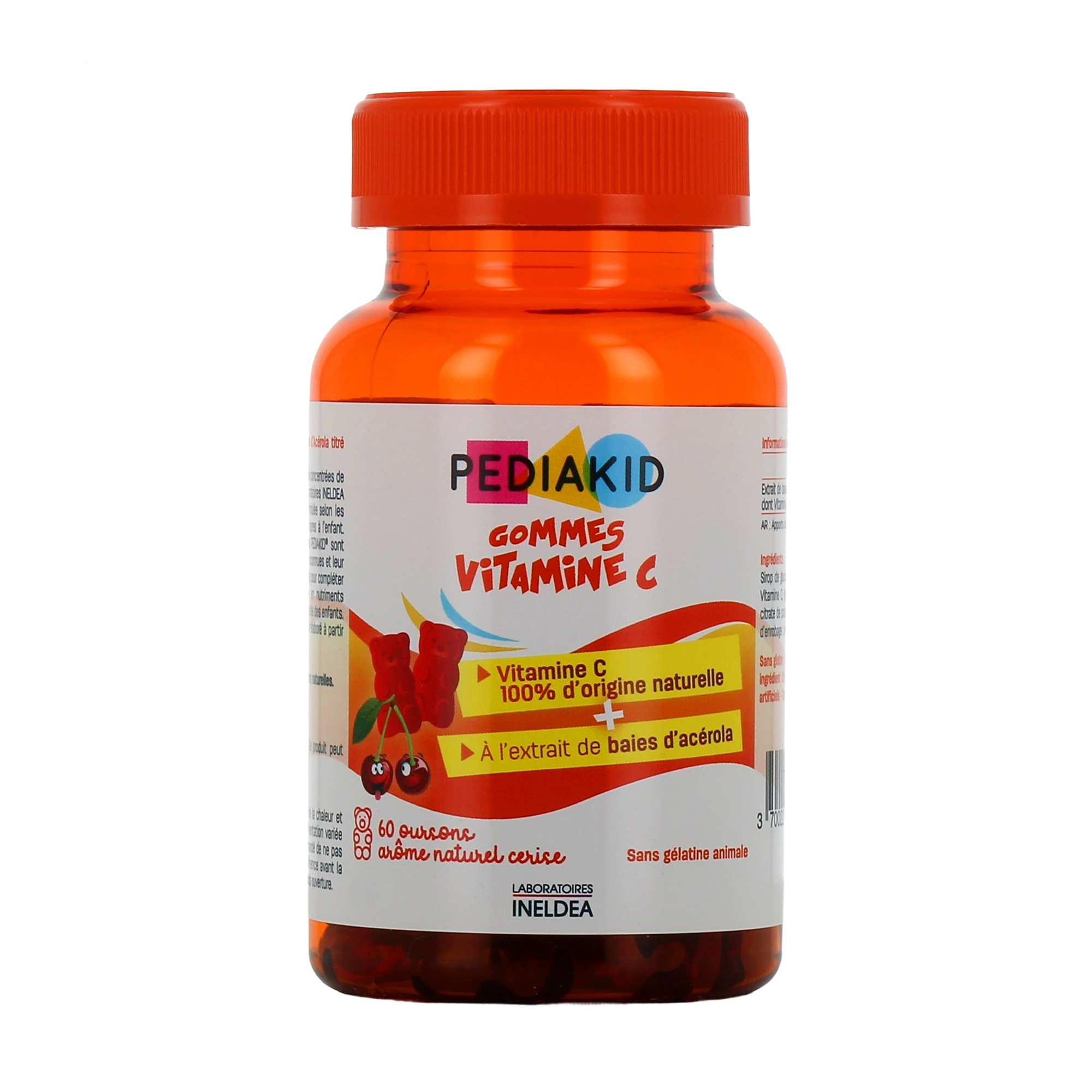 Вітамін C для дітей Pediakid Gommes Vitamin C, 60 жувальних цукерок