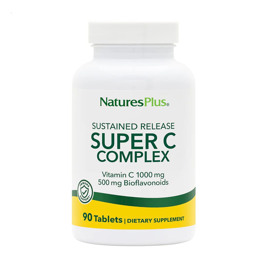 Вітамін C NaturesPlus Super C Complex, з уповільненим вивільненням, 90 таблеток