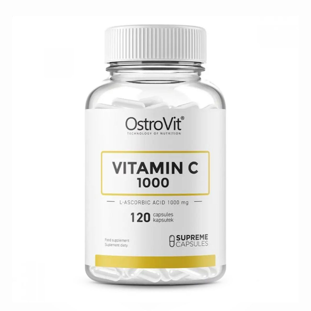 Вітамін C OstroVit Vitamin C 1000 мг, 120 капсул