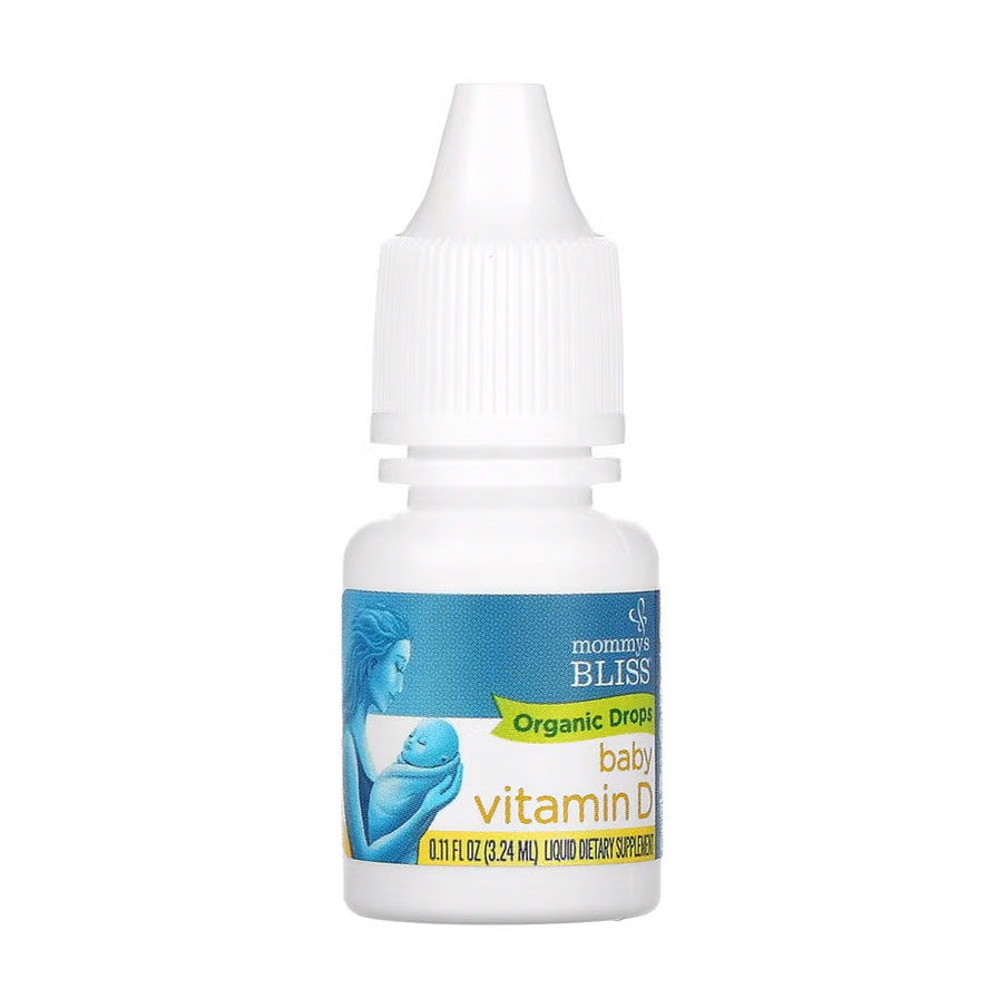 Вітамін-Д Mommy's Bliss Vitamin D Organic Drops Newborn + в рідині, 3.24 мл
