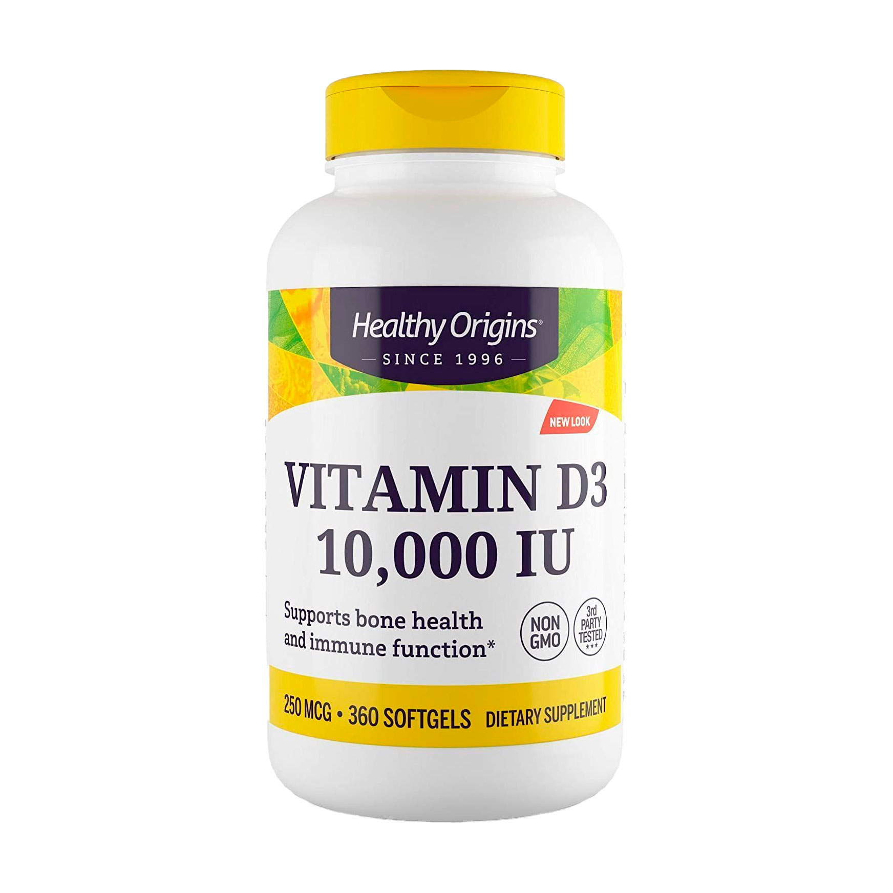 Вітамін Д3 Healthy Origins Vitamin D3, 10000 МО, 360 гелевих капсул
