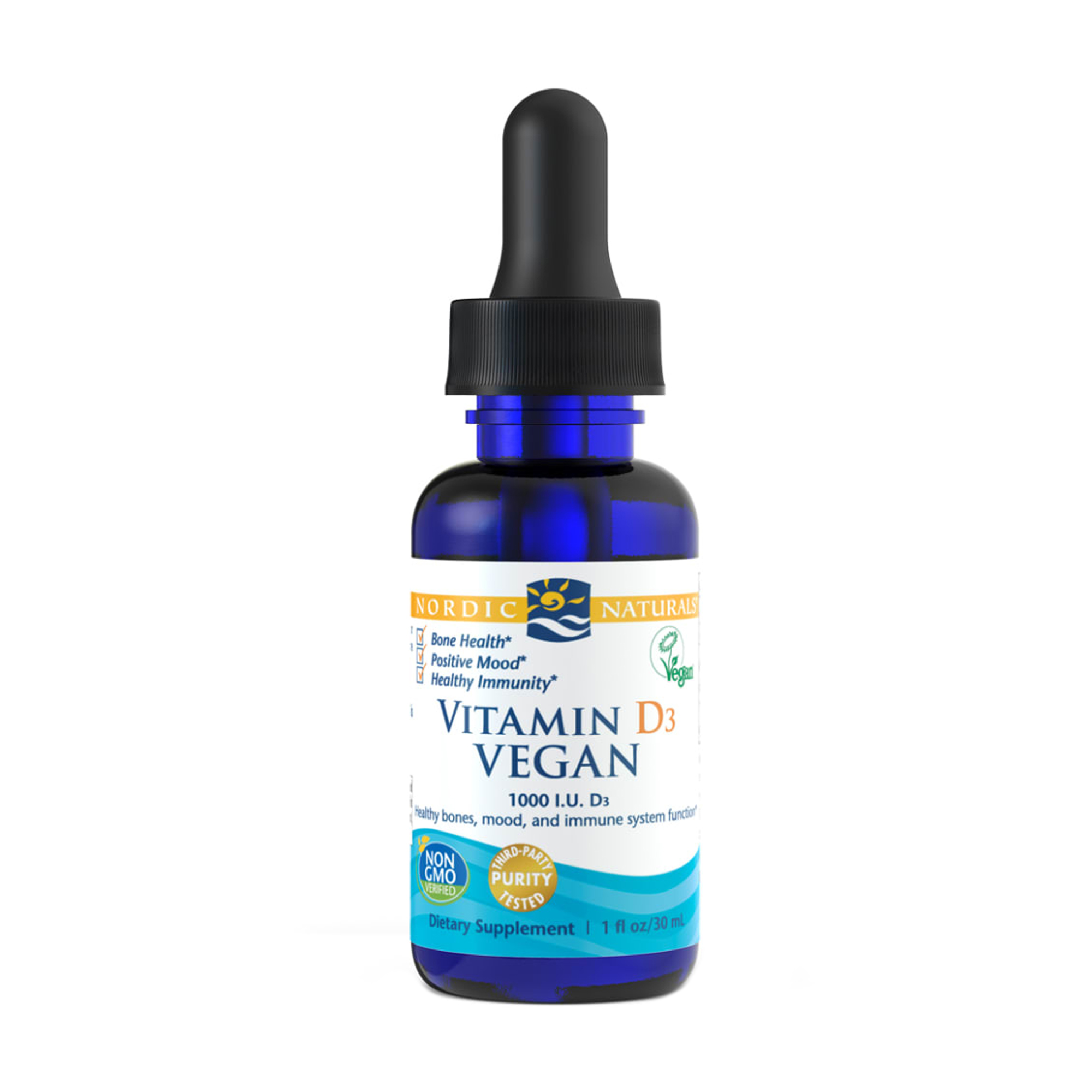 Вітамін Д3 Nordic Naturals Vegan Vitamin D3, 1000 МО в рідині, 30 мл