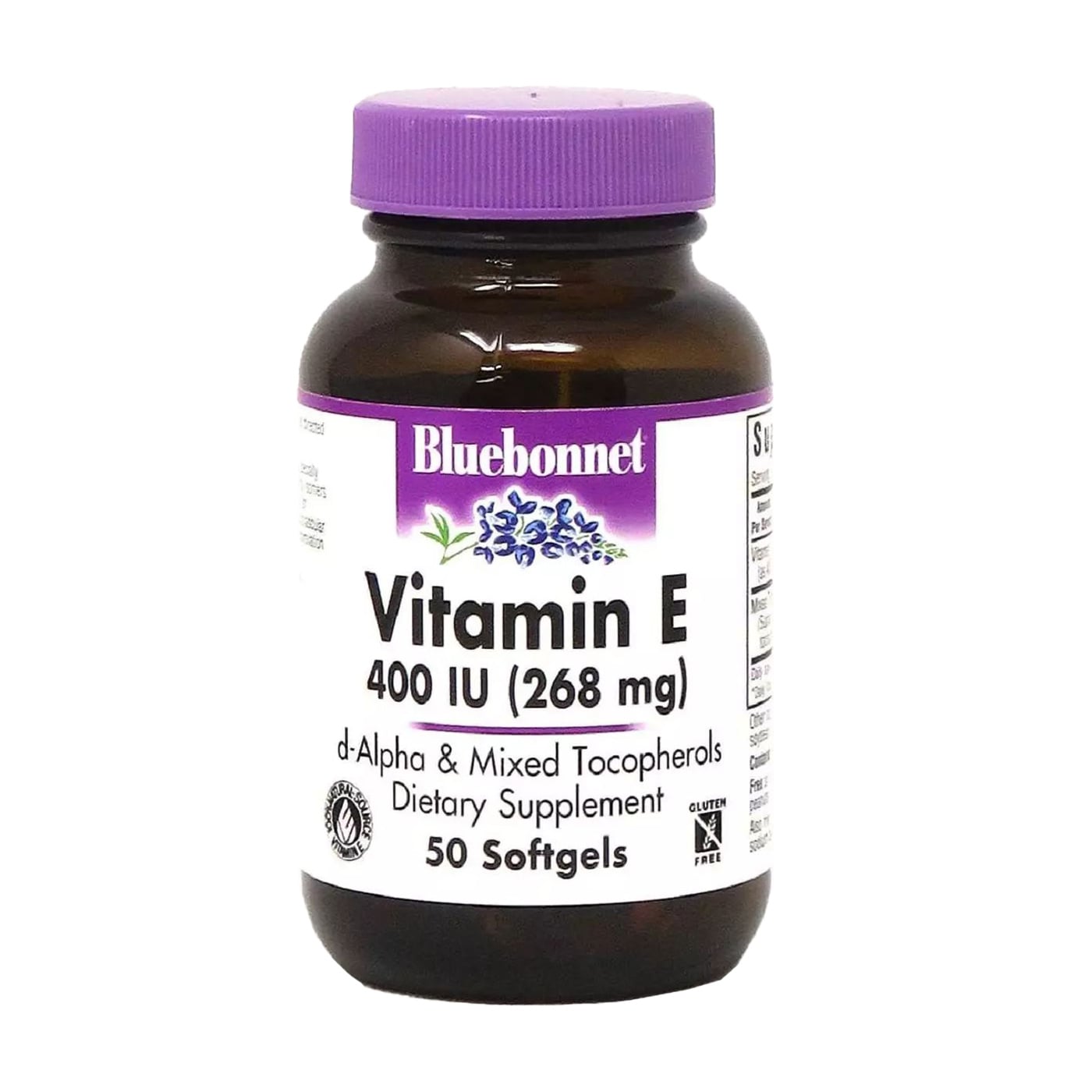 Вітамін E Bluebonnet Nutrition Vitamin E 400 МО, 50 капсул