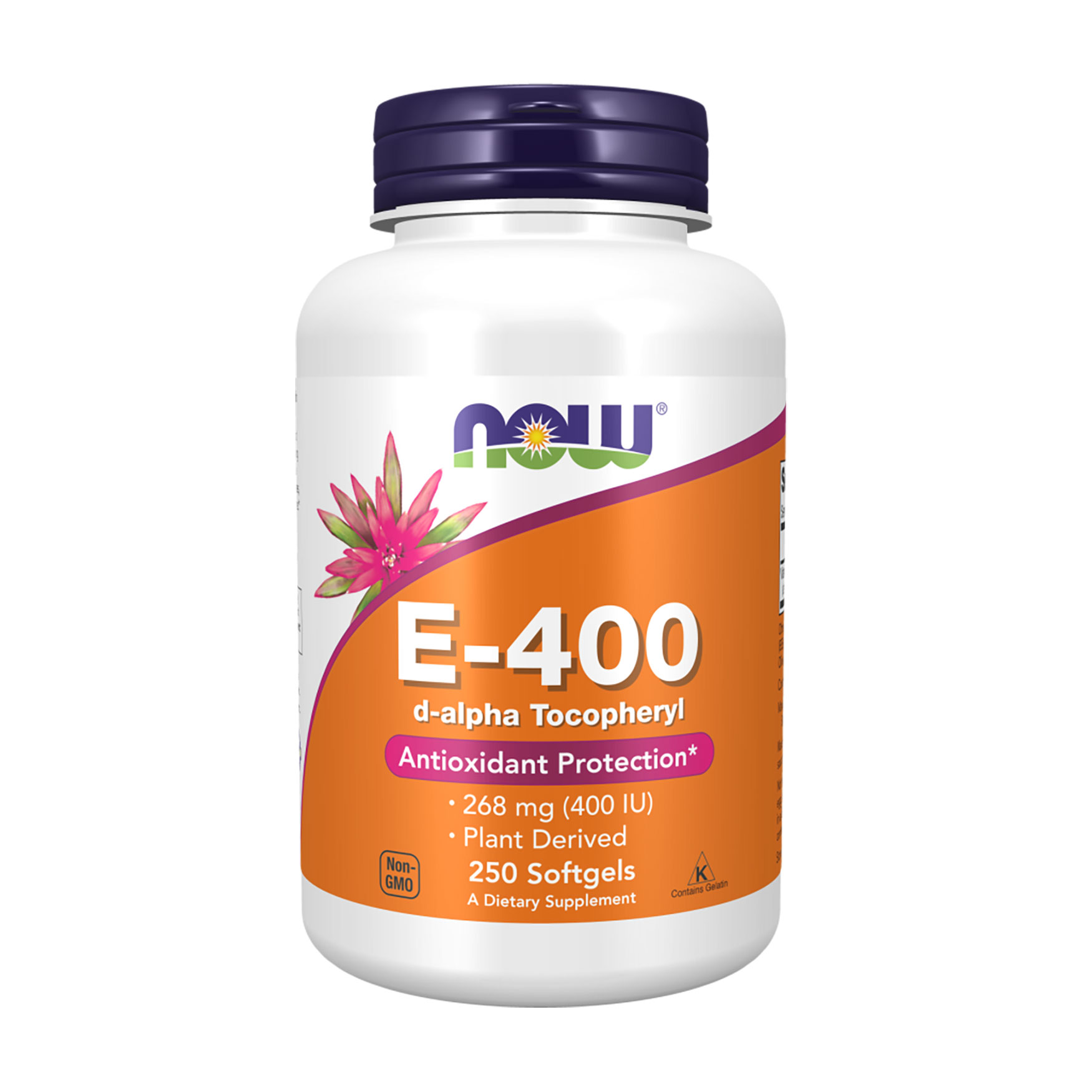 Вітамін Е NOW foods E-400, 268 мг, 250 капсул