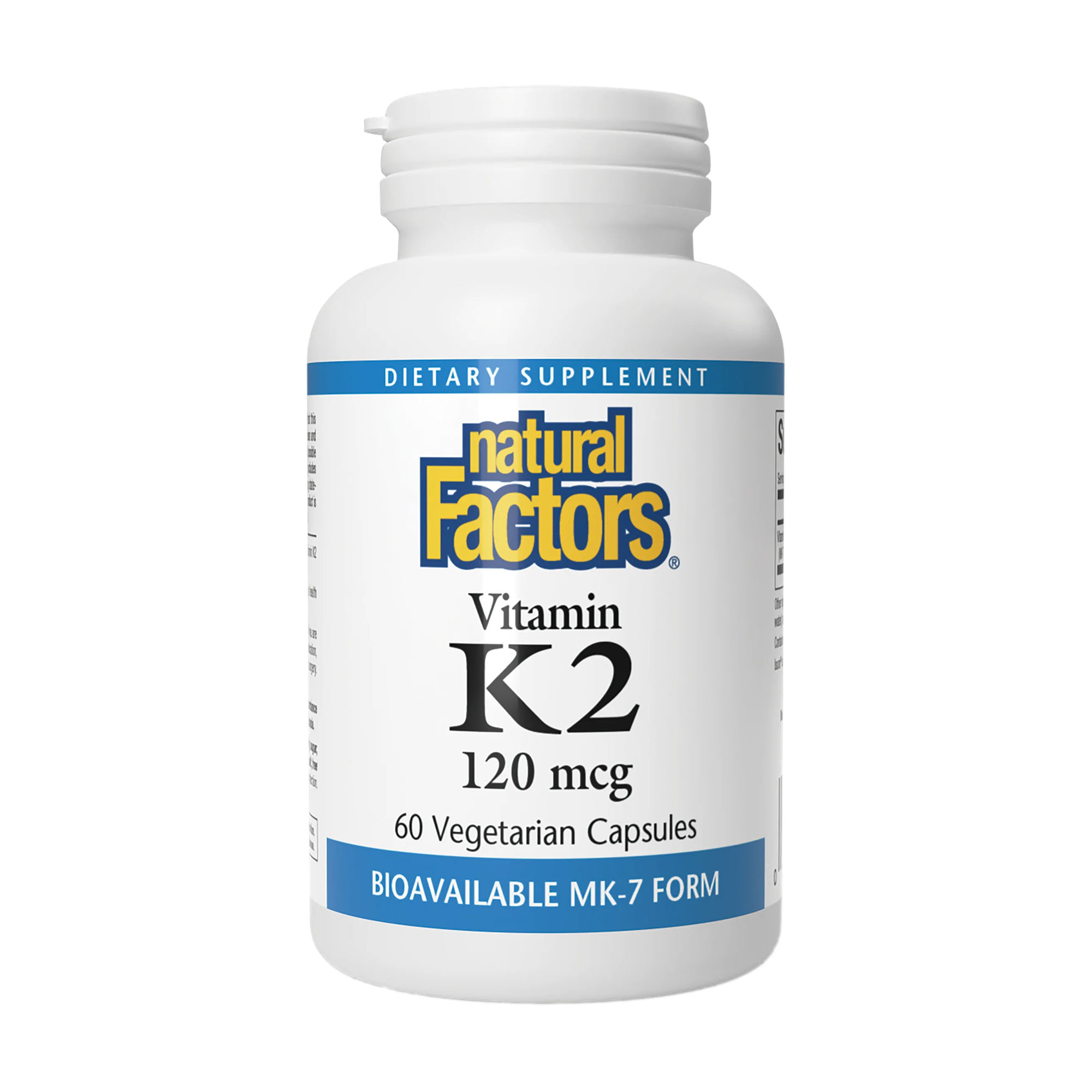 Вітамін К2 Natural Factors Vitamin K2, 120 мкг, 60 вегетаріанських капсул