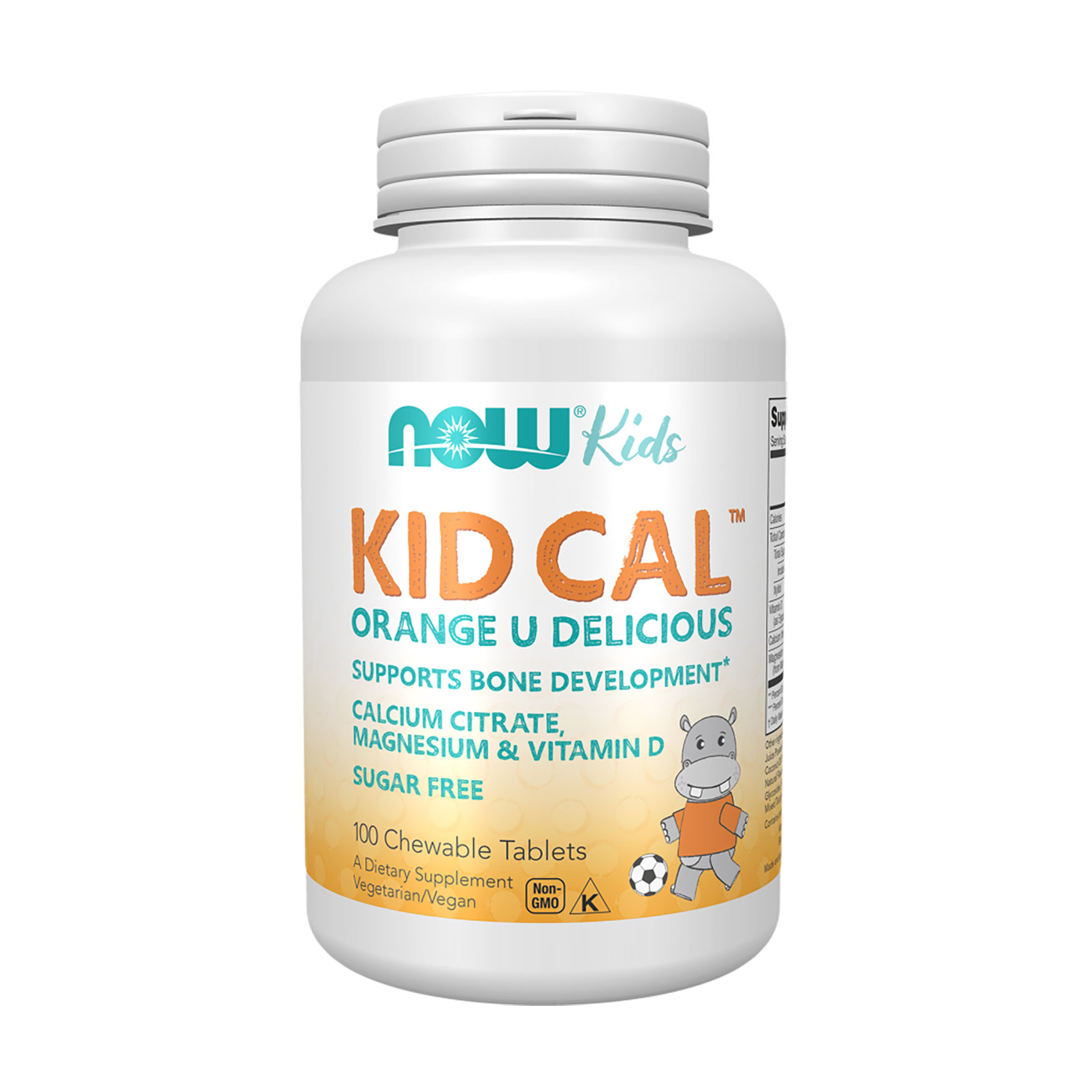 Вітамінно-мінеральний комплекс для дітей NOW foods Kids Kid Cal, 100 жувальних таблеток