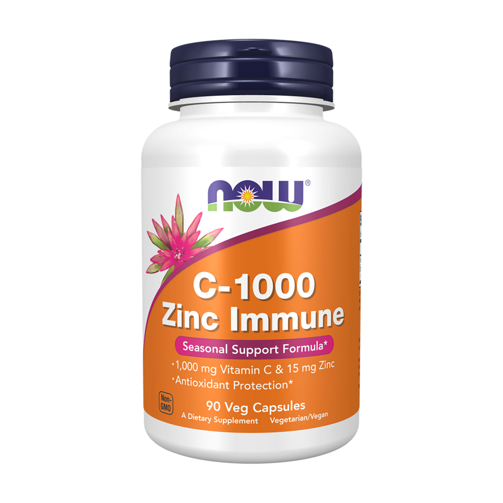 Вітамінно-мінеральний комплекс NOW Foods C-1000 Zinc Immune Вітамін C та цинк, 90 капсул