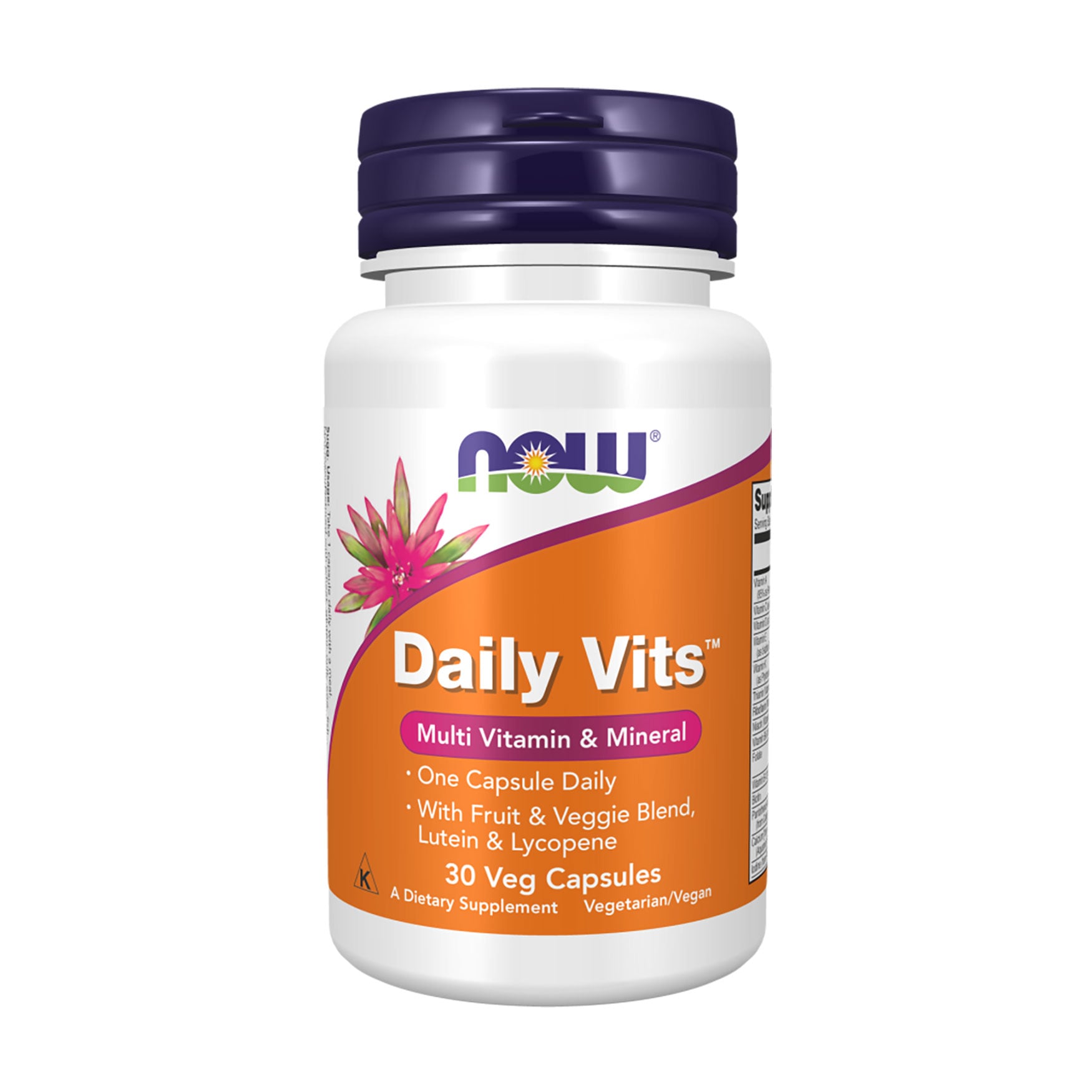 Вітамінно-мінеральний комплекс NOW foods Daily Vits, 30 капсул