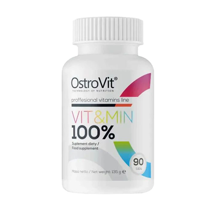 Вітамінно-мінеральний комплекс OstroVit Vit&amp;Min 100%, 90 таблеток