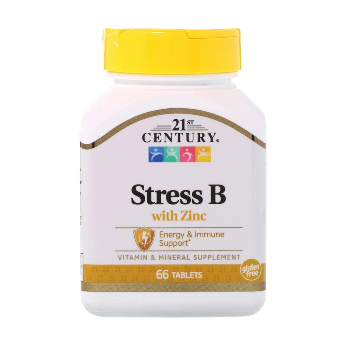 Вітамінно-мінеральний комплекс проти стресу 21st Century Stress B With Zinc, 66 таблеток