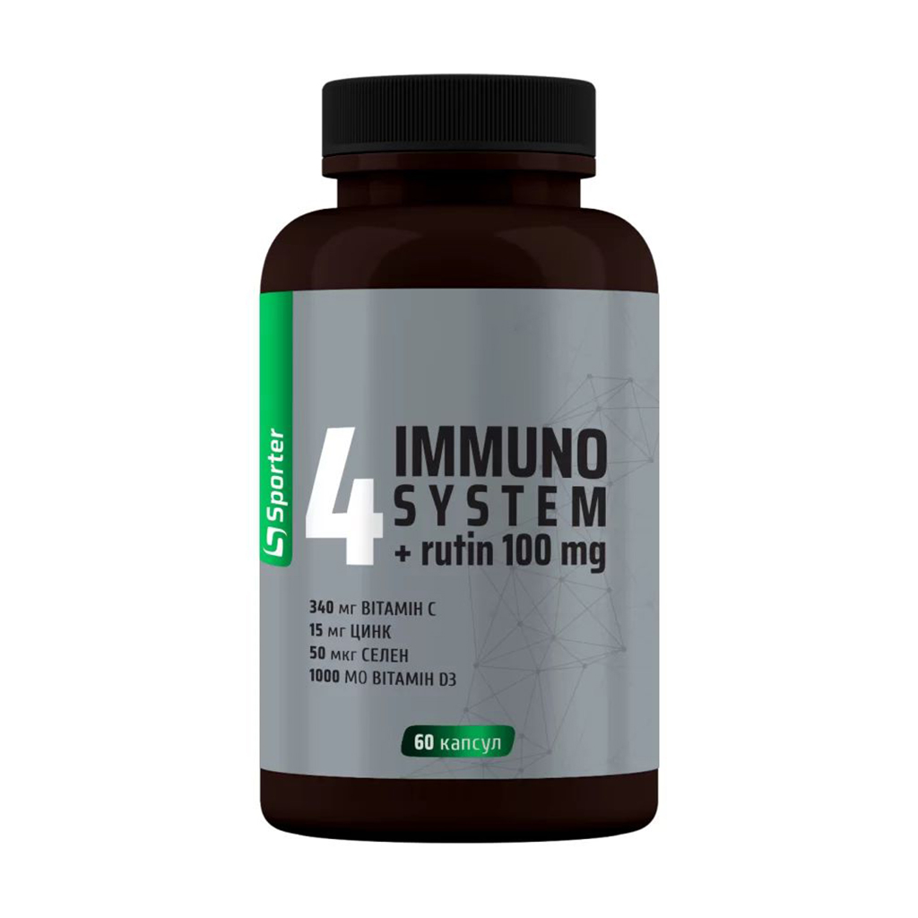 Вітамінно-мінеральний комплекс Sporter 4Immuno System, 60 капсул