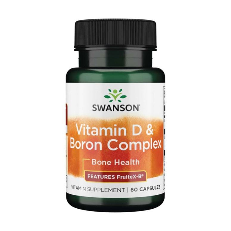Вітамінно-мінеральний комплекс Swanson Vitamin D3 &amp; Boron Complex, 60 капсул