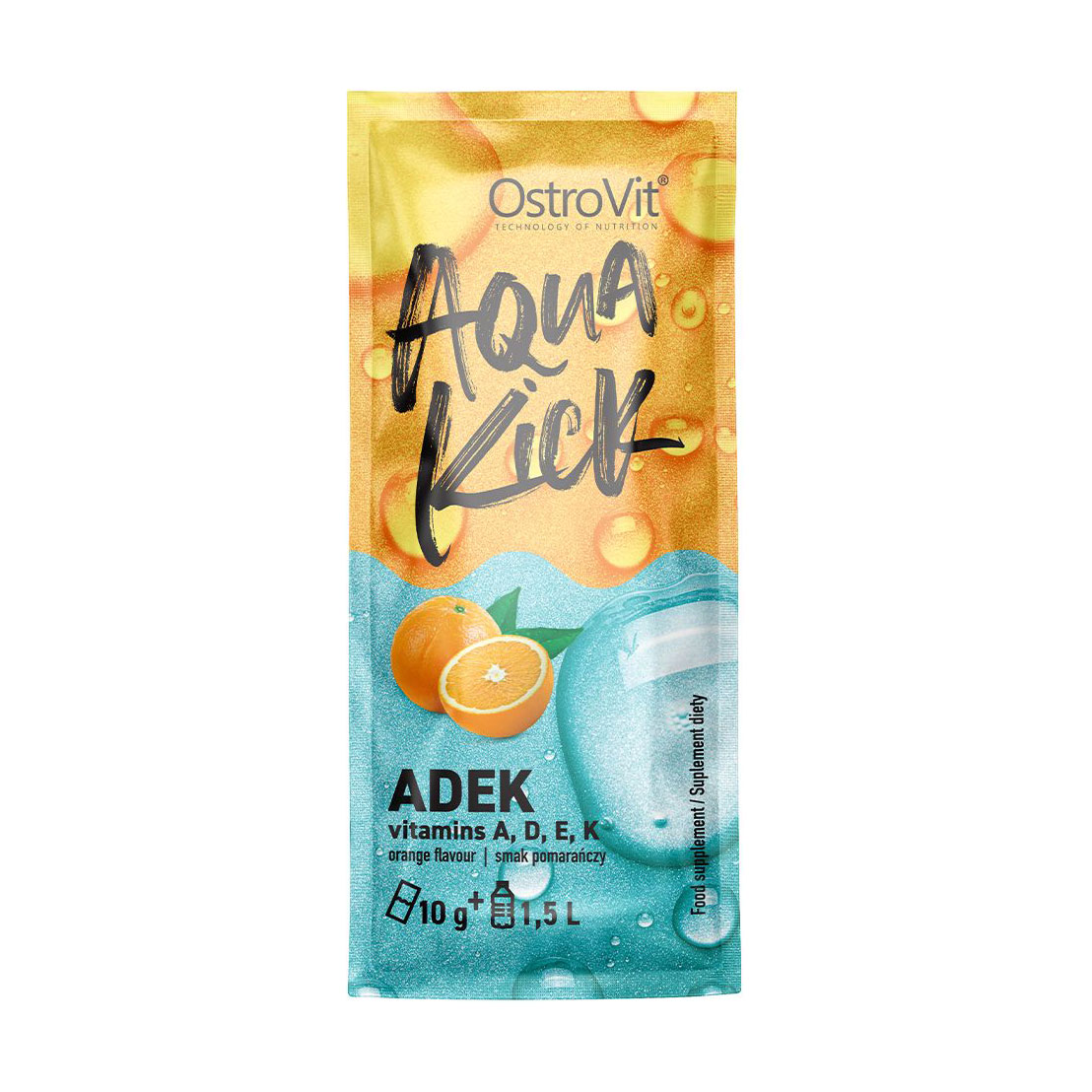 Вітаміни A, D, E, K OstroVit Aqua Kick ADEK в порошку, 24*10 г