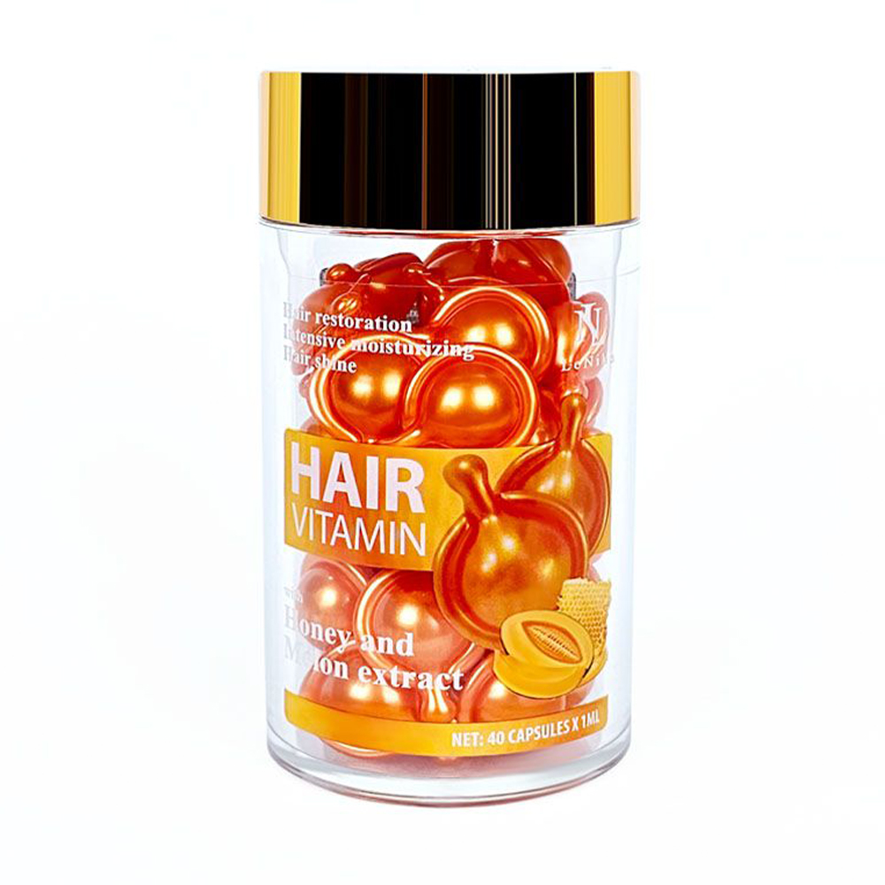 Вітаміни для волосся LeNika Hair Vitamin з медом та екстрактом дині, 40*1 мл