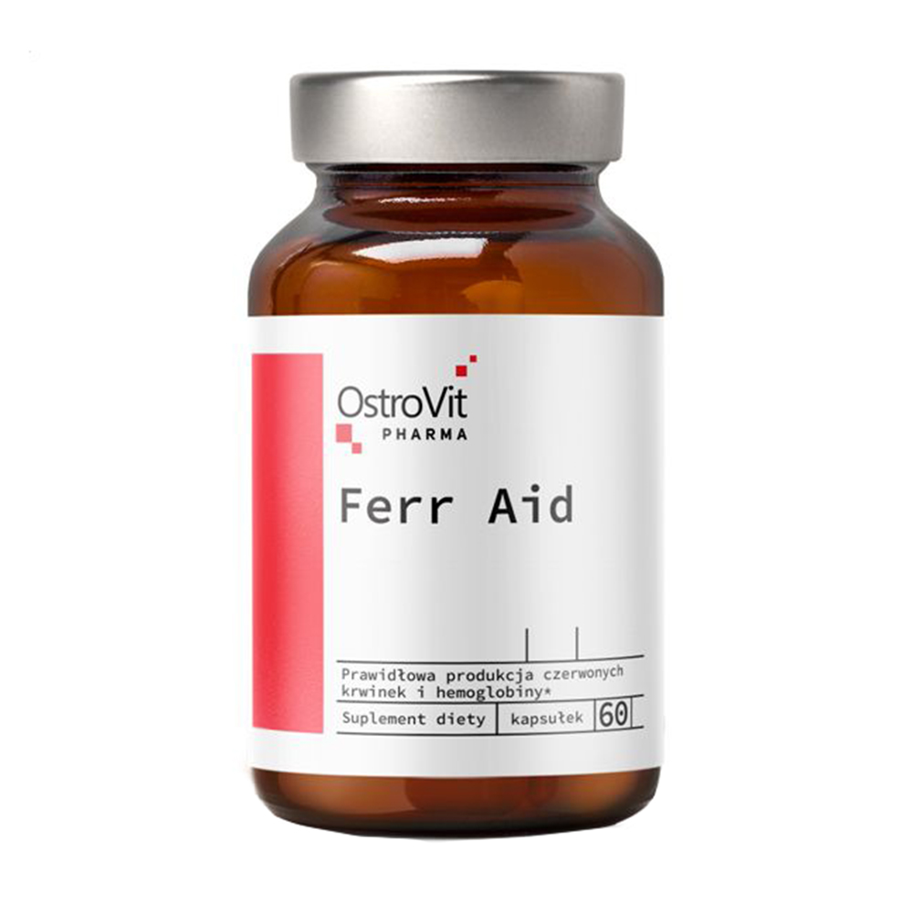 Вітаміни та мінерали OstroVit Pharma Ferr Aid, 60 капсул