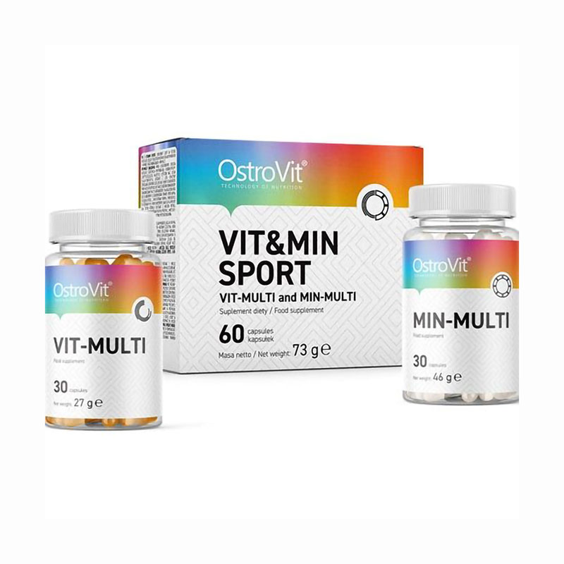 Вітаміни та мінерали OstroVit Vita&amp;Minerals Sport, 60 капсул