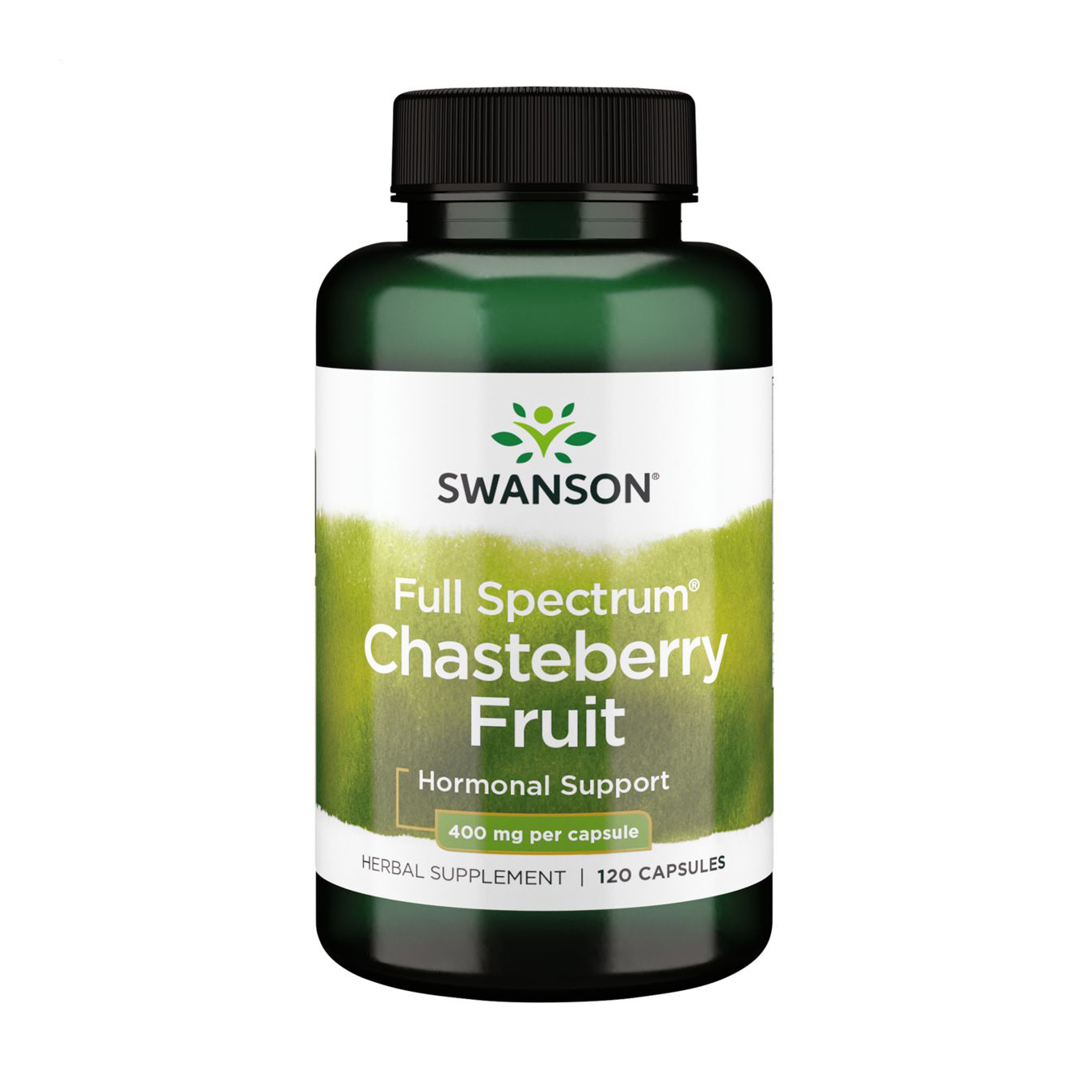 Вітекс фрукт Swanson Chasteberry Fruit 400 мг, 120 капсул