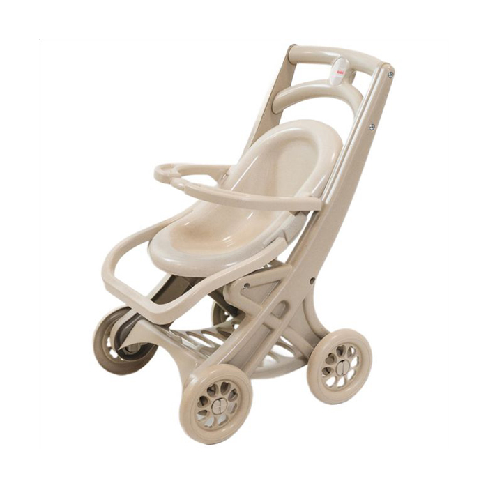 Візочок для ляльки Doloni Eco Beige сидячий, від 3 років (0122/02eco)