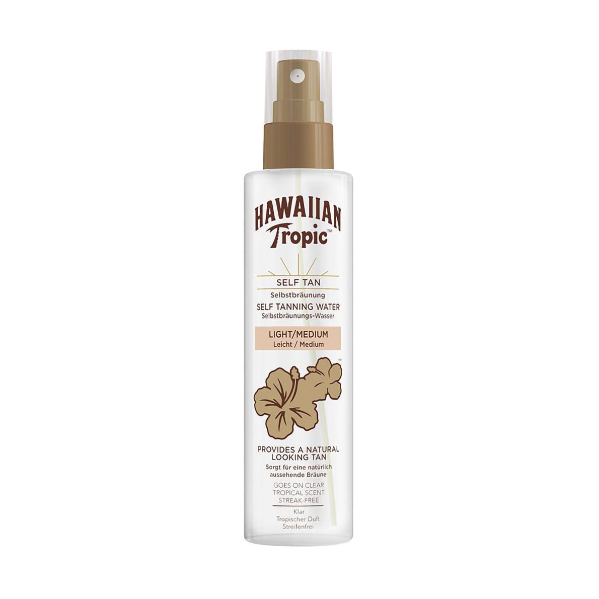 Вода для автозасмаги Hawaiian Tropic Self-Tanning Water, Light Medium, 190 мл