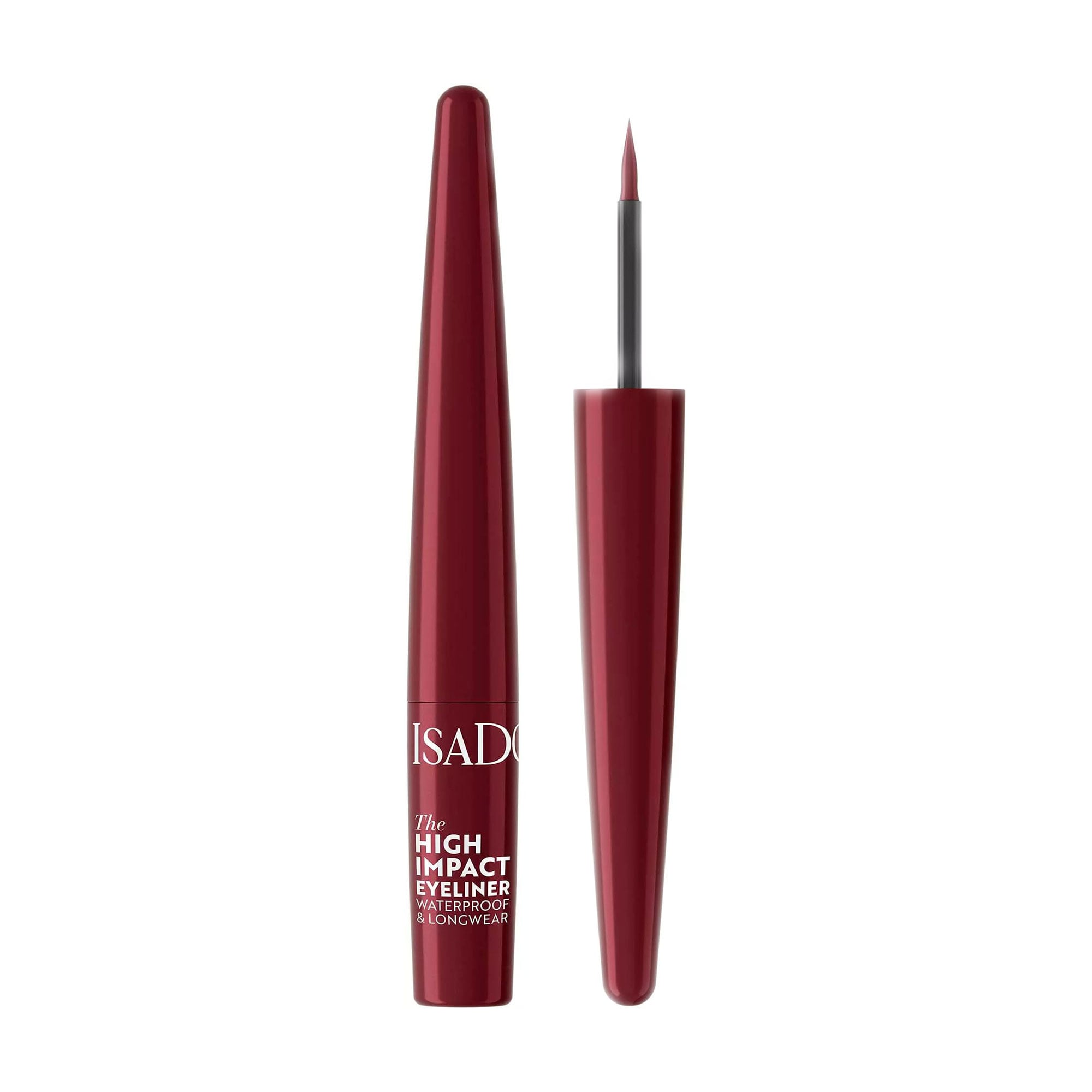 Водостійка підводка для очей IsaDora The High Impact Eyeliner Waterproof 03 Power Burgundy, 1.7 мл