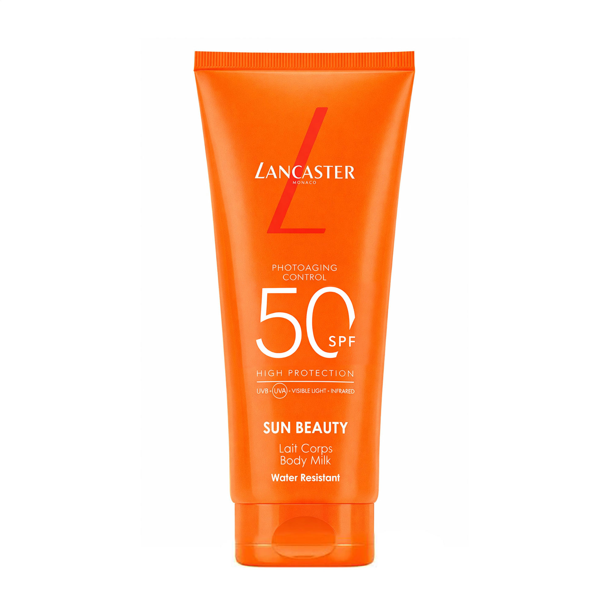 Водостійке сонцезахисне молочко для тіла Lancaster Sun Beauty Body Milk, SPF 50, 100 мл