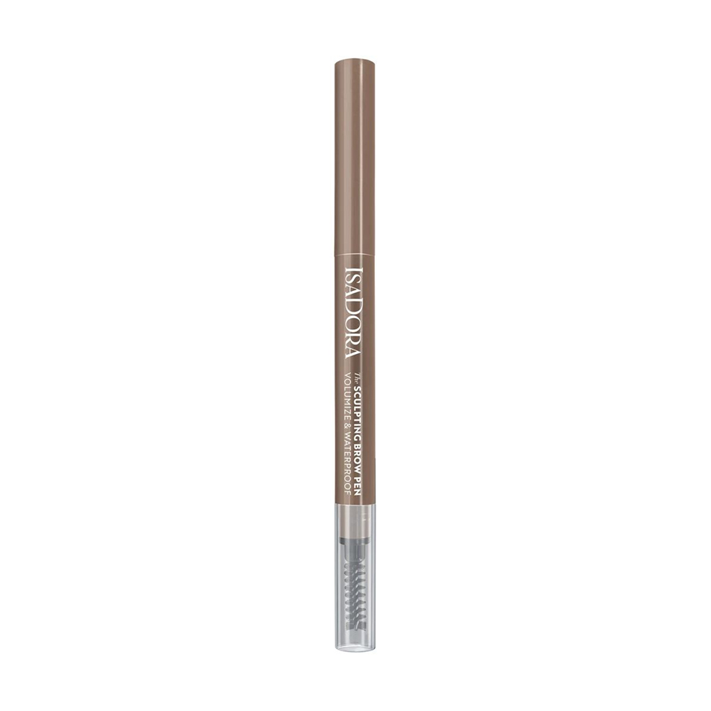 Водостійкий олівець для брів IsaDora The Sculpting Brow Pen Volumize &amp; Waterproof зі щіточкою, 05 Taupe, 0.2 г