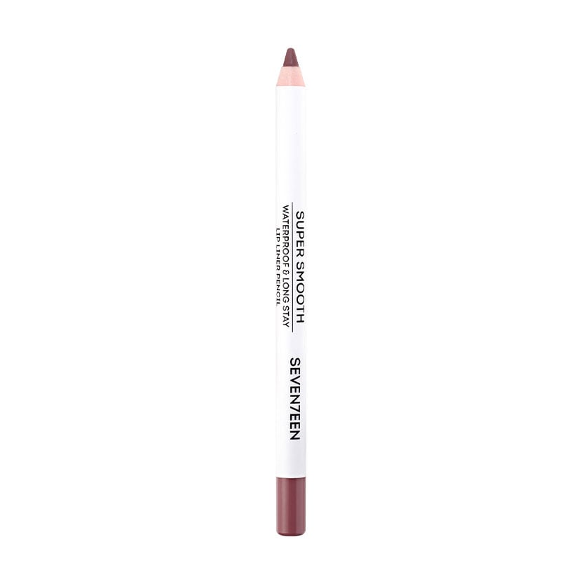 Водостійкий олівець для губ Seventeen Supersmooth Waterproof Lipliner, 07 Light Cranberry, 1.2 г