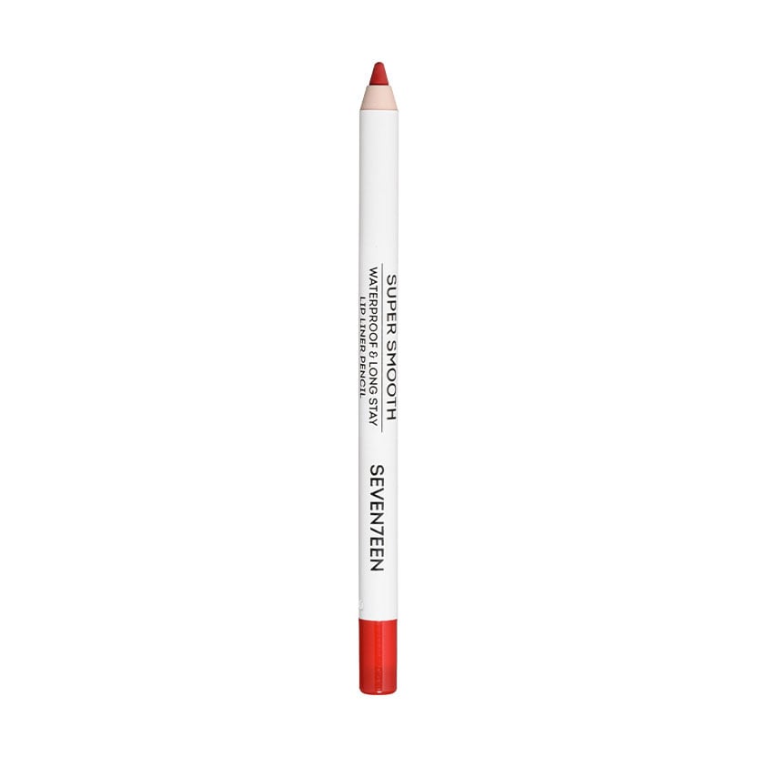 Водостійкий олівець для губ Seventeen Supersmooth Waterproof Lipliner, 14 Pure Red, 1.2 г