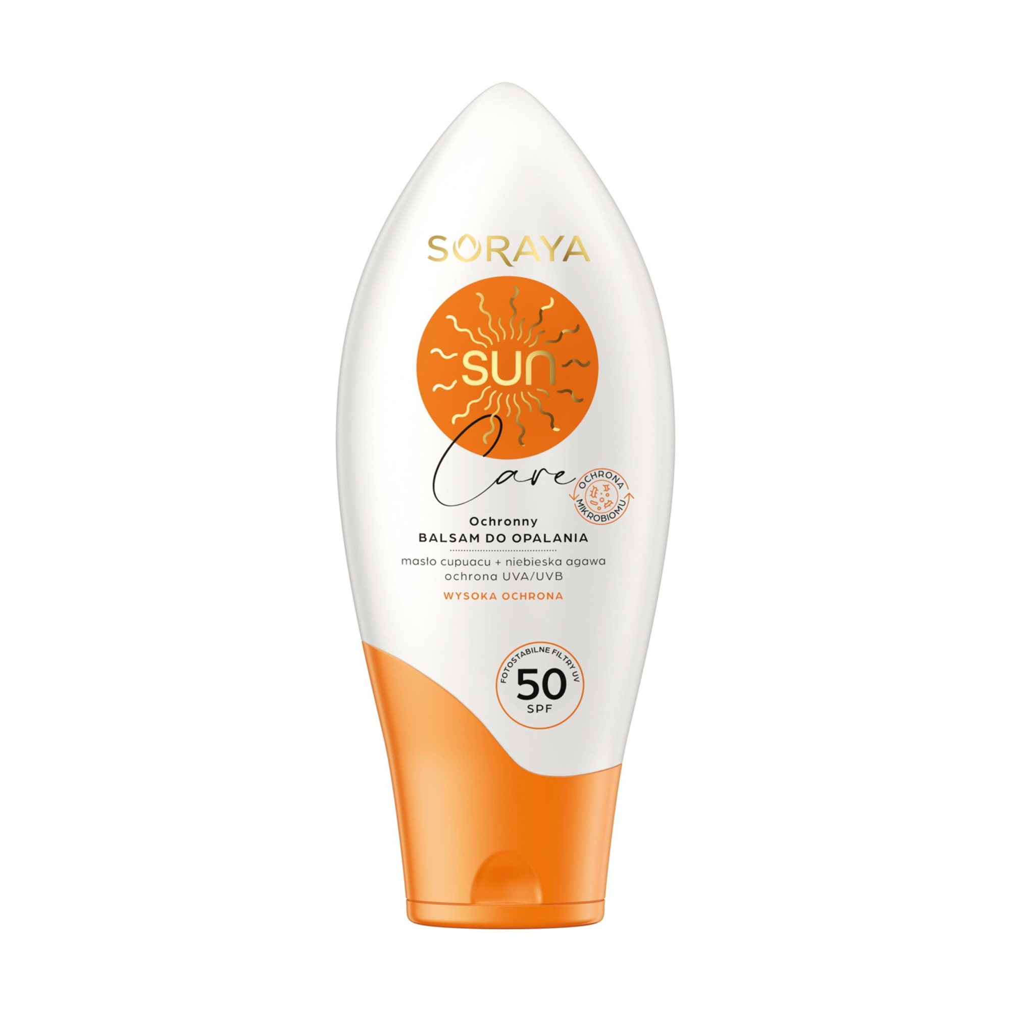 Водостійкий сонцезахисний бальзам для обличчя та тіла Soraya Sun Care SPF 50, 125 мл