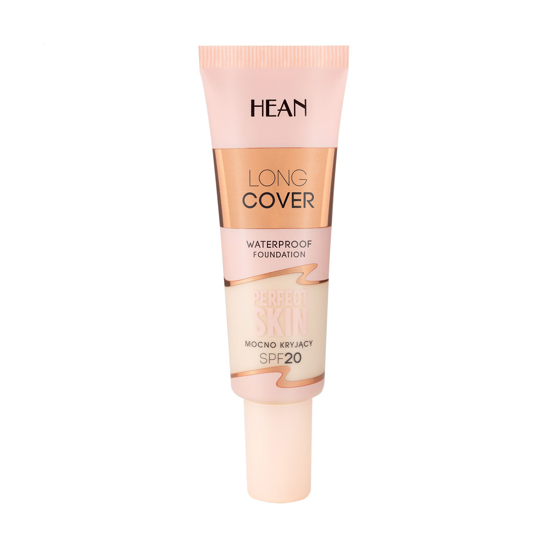 Водостійкий тональний крем для обличчя Hean Long Cover Perfect Skin SPF 20, C02 Natural, 25 мл