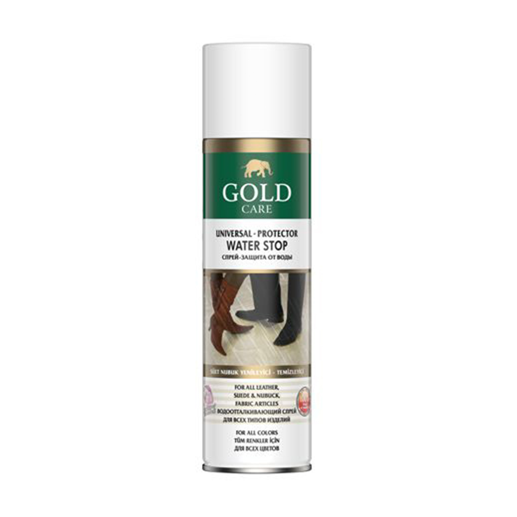 Водовідштовхувальний спрей для взуття Gold Care Universal Protector Water Stop, 200 мл